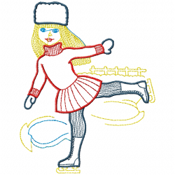 Girls Embroidery Design 7